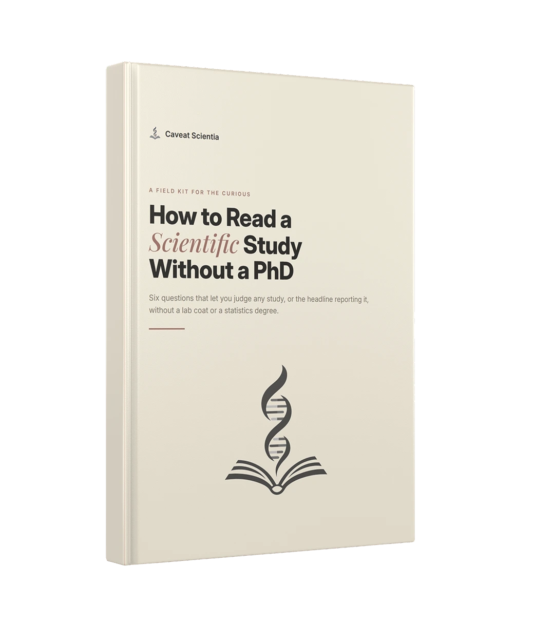 Cover of the ebook How to Read a Scientific Study Without a PhD